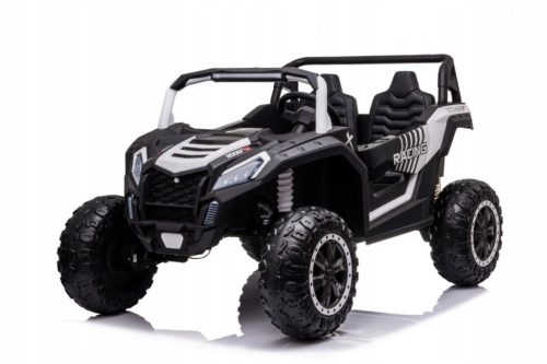 Buggy ATV Racing za 2 otroka, bel + 4x4 pogon + daljinski upravljalnik + brezplačen zagon + MP3