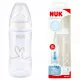 NUK Steklenička z indikatorjem temperature 300 ml 6-18m First Choice+ bela 10741103
