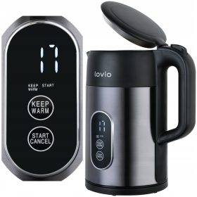    LOVIO Akumulatorski grelnik vode Akumulatorski jekleni grelnik vode LVSEK001 2200 W 1,5 l črn