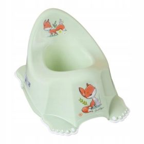   TEGA BABY Protizdrsna kahlica z glasbeno skrinjico FOREST STORY svetlo zelena