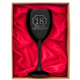   Eleganten kozarec za 18. rojstni dan za njo, izjemno darilo za posebno priložnost