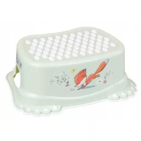   Gozdna pravljica zelena otroška podnožna stopnica 29x39x15 cm