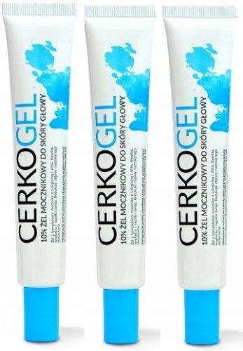 3x CERKOGEL 10% Gel za nego suhe lasišča 50 g