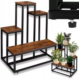 Kovinsko stojalo za rože Antires Rustic 67 cm
