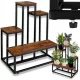 Kovinsko stojalo za rože Antires Rustic 67 cm