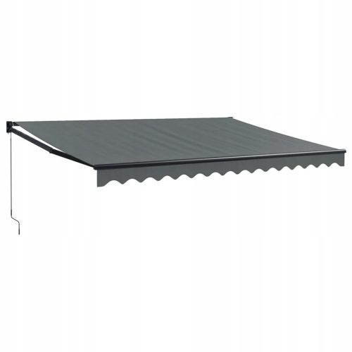 Zložljiva Markiza VidaXL 300 x 450 cm Antracit PVC