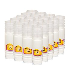 18cm MATTRA Light 70h L3 parafinski vložki (20 kos)