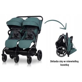 Voziček za dvojčke Easy Go Echo Sage Green