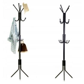 KOVINSKI STOJALO ZA OBLAČILA Z 12 KUKALI