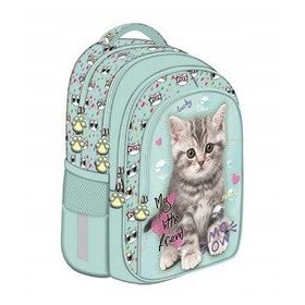 4-prekatni nahrbtnik Moj Muci Mint Kitty od znamke Majewski