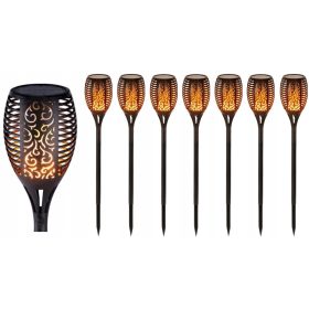  Deko solarna svetilka, črna, 51 cm, 8 kos.