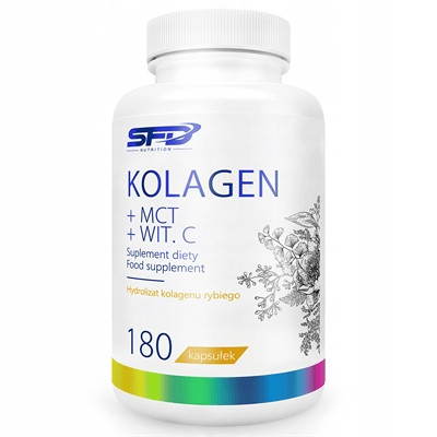 Kolagen in MCT s vitaminom C za zdravje in energijo - SFD, 180 kapsul