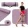 Fitnes podloga za vadbo Hop-Sport 190 cm x 60 cm roza
