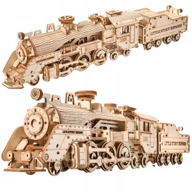  Lesena sestavljanka Little Story 3D DIY Puzzle - Lokomotiva