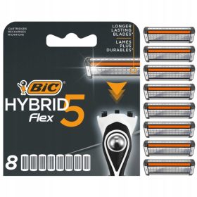 BIC Hibrid 5 Flex 8-kosovni komplet rezervnih brivskih glav