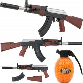PUŠKA BALL GUN AK47 ASG IMITACIJA 6MM