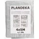 Ojačana srebrna ponjava 4x5m 110g/m2 – idealna za zaščito in pokrivanje