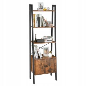   Regalna polica Alinru 56 cm x 173 cm x 34 cm v odtenkih rjave barve