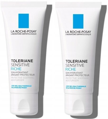 2x LA ROCHE-POSAY TOLERIANE SENSITIVE RICHE Krema 40 ml za suho in občutljivo kožo