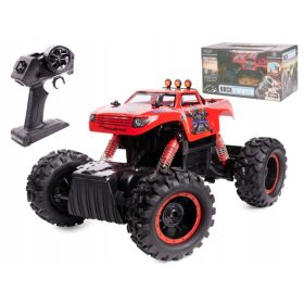   Rdeči terenski avto na daljinsko vodenje RC NQD ROCK CRAWLER KING 1:12