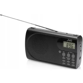  JVC RA-E431B FM prenosni radio, baterije, 10 postaj