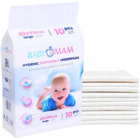   BABYMAM SUPER ABSORBENT HYGIENIC DISPOSABLE CHANGING MAT 60x90 cm 50 pcs