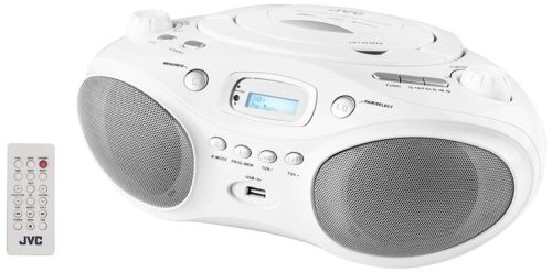 BOOMBOX JVC HEAD PLAYER FM RADIO CD USB BLUETOOTH DAB+ 4W RDS + DALJINEC