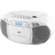  JVC Boombox RC-E451W CD predvajalnik bel AUX USB MP3 FM BLUETOOTH