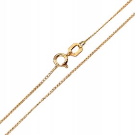   Zlata verižica 585 s čipkastim vzorcem, eleganten oklep z močnim tkanjem, darilo za posebno priložnost, 50 cm