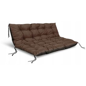   Vodoodporne vrtno blazino za klop 120 x 80 cm + 120 x 40 cm rjava
