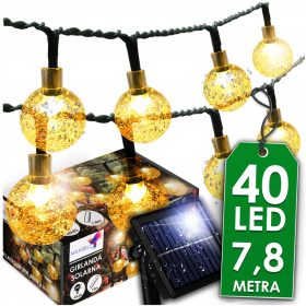 MAXSELL vrtna girlanda s solarnimi lučmi 780 cm