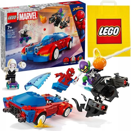 LEGO Super Heroes 76279 Spider-Man in zeleni Goblinov dirkalni avto + LEGO darilna vrečka