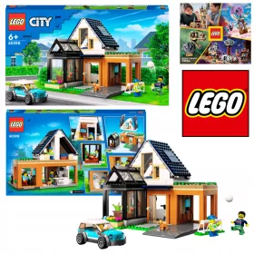   LEGO City Družinska Hiša in Električni Avto 60398 + Bonusi za Otroke