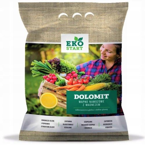 DOLOMITNI APNENO-MAGNEZIJEV GNOJILNI PRAH ZA TRAVNIKE, ZELENJAVO IN SADJE 20KG