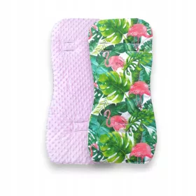    VLOŽEK ZA VOZIČEK, UNIVERZALEN, DVOSTRANSKI, BOMBAŽ IN MINKY BARVE