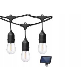   SOLARNA girlanda LED svetilk za vrt, dekoracija, 15 m dolžine, topla bela svetloba