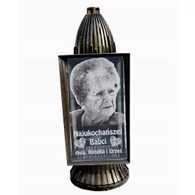 Sveča s priljubljenim motivom, gravura