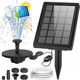   Slovenian name: Solarna črpalka za fontano v ribniku 5W 500l/h

SEO-optimized description: 
Solarna črpalka za fontano v ribniku je idealna rešitev za ustvarjanje čudovitega vodnega elementa v vašem v