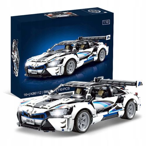 Kocke za gradnjo BMW i8s 2110 elementov z možnostjo RC razširitve