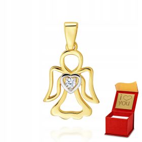 Zlata verižica 333 Angel modri kamen Krst Sveto Obhajilo