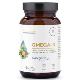   Omega-3 1200 mg kapsule z oljem OmegaVie® - 120 kapsul za zdravje srca in možganov