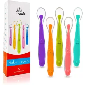 Silikonski jedilni pribor za otroke Tiny Panda