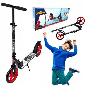 DVOKOLESNI ZLOŽLJIV SKUTER Z ZAVORO SPIDERMAN