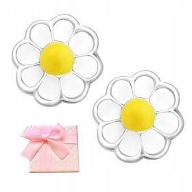 UHANI S SREBRNO ROŽO UHANI MARJETICE ZA DEKLE