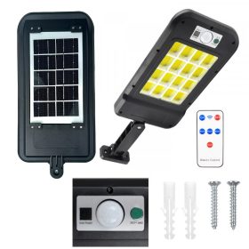   Močna sončna ulična svetilka DDK 1200 W 10000 lm s 240 LED COB senzorjem gibanja in mraka + daljinskim upravljalnikom