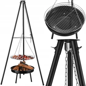  Vrtni žar s tripodom FIREPELLER 2v1 Mark Adler Roast 3.0