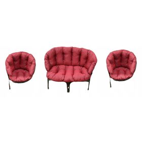 RATTAN BLAZINE ZA POHIŠTVO V ČRNORDEČI BARVI