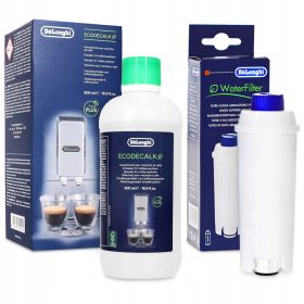    De'Longhi ECAM filter vložek 1 kos + Odstranjevalec vodnega kamna za DeLonghi EcoDecalk espresso aparat 500 ml