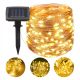 Girlanda LED solarna 100 led 1190cm linka (3780)