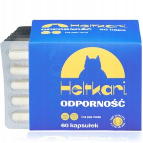   Heltkari za odpornost 60 kapsul beta glukan HMB dodatek za mačke in pse